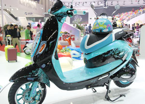 大款電動自行車（藍色）