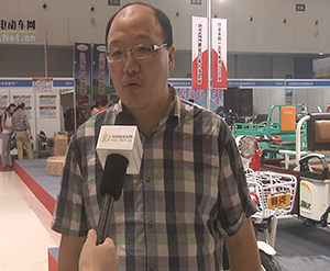  2014南京展中国电动车网专访赛克车业