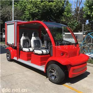 4座封闭电动消防车