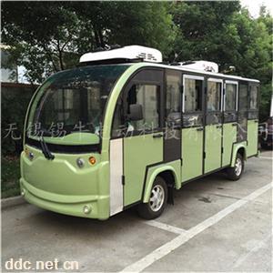 封闭带门电动旅游观光车