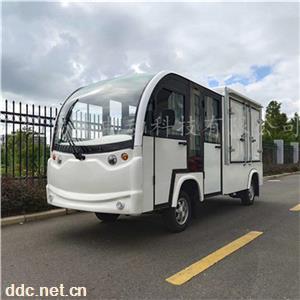 半封闭电动送餐车