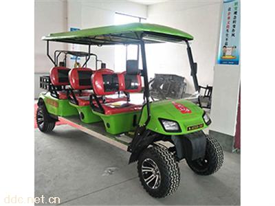 傲森正三排6座带斗电动高尔夫球车