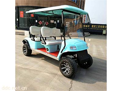 傲森正两排4人座电动高尔夫球车加斗