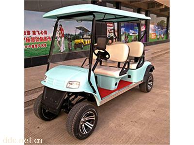 傲森正两排4人座电动高尔夫球车加斗