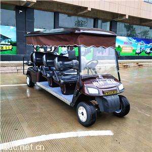 傲森8座电动观光车加装饰帘