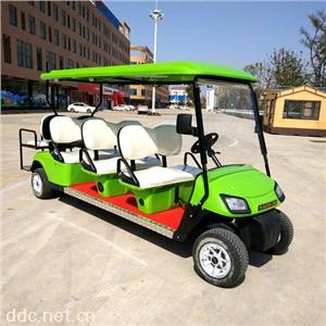 傲森8座绿色四轮电动看房车