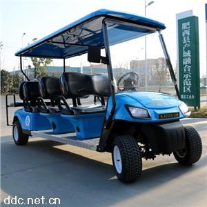 8座傲森蓝色电动高尔夫车