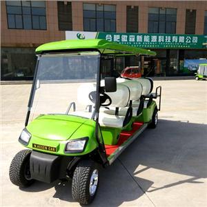 傲森绿色电动高尔夫球车8座