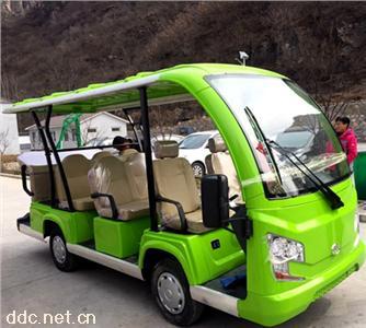 傲森敞篷式11座四轮景区电动观光车
