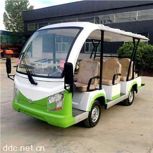 傲森敞篷式11座四轮景区电动观光车
