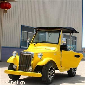 傲森黄色4座电动老爷车