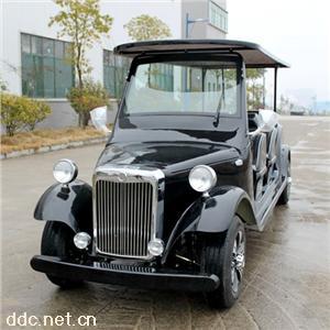 傲森品牌8座黑色电动观光车