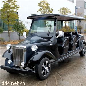 傲森品牌8座黑色电动观光车