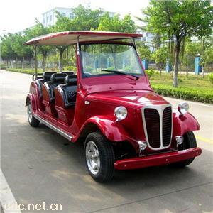 傲森红色8座电动观光车