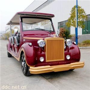 傲森12人座电动老爷车深红