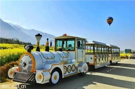 绿能达锂电多款颜色42座电动观光小火车