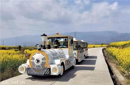 绿能达锂电多款颜色42座电动观光小火车