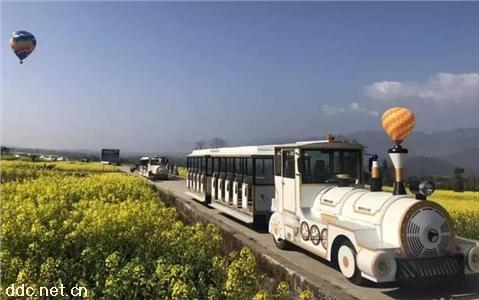 绿能达锂电多款颜色42座电动观光小火车