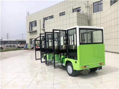 14座电动封闭观光车