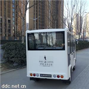 八座全封闭电动观光游览车