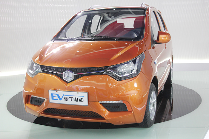 雷丁电动(橘色)-纯电动汽车-图片库-电动车网